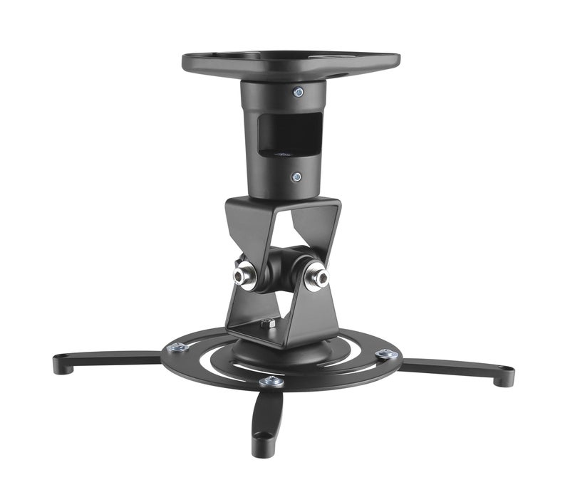 AMER MOUNTS AMER Projector Mount - Ceiling Bracket LCD DLP Tilt 360Â° Swivel 30lbs (Black) - Image 1